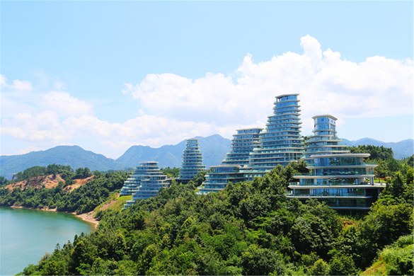 黄山太平湖绿地g公寓-中式一线湖景大床房